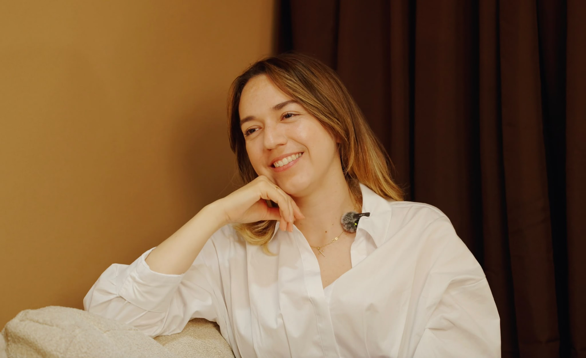Mónica Vanegas sonriendo